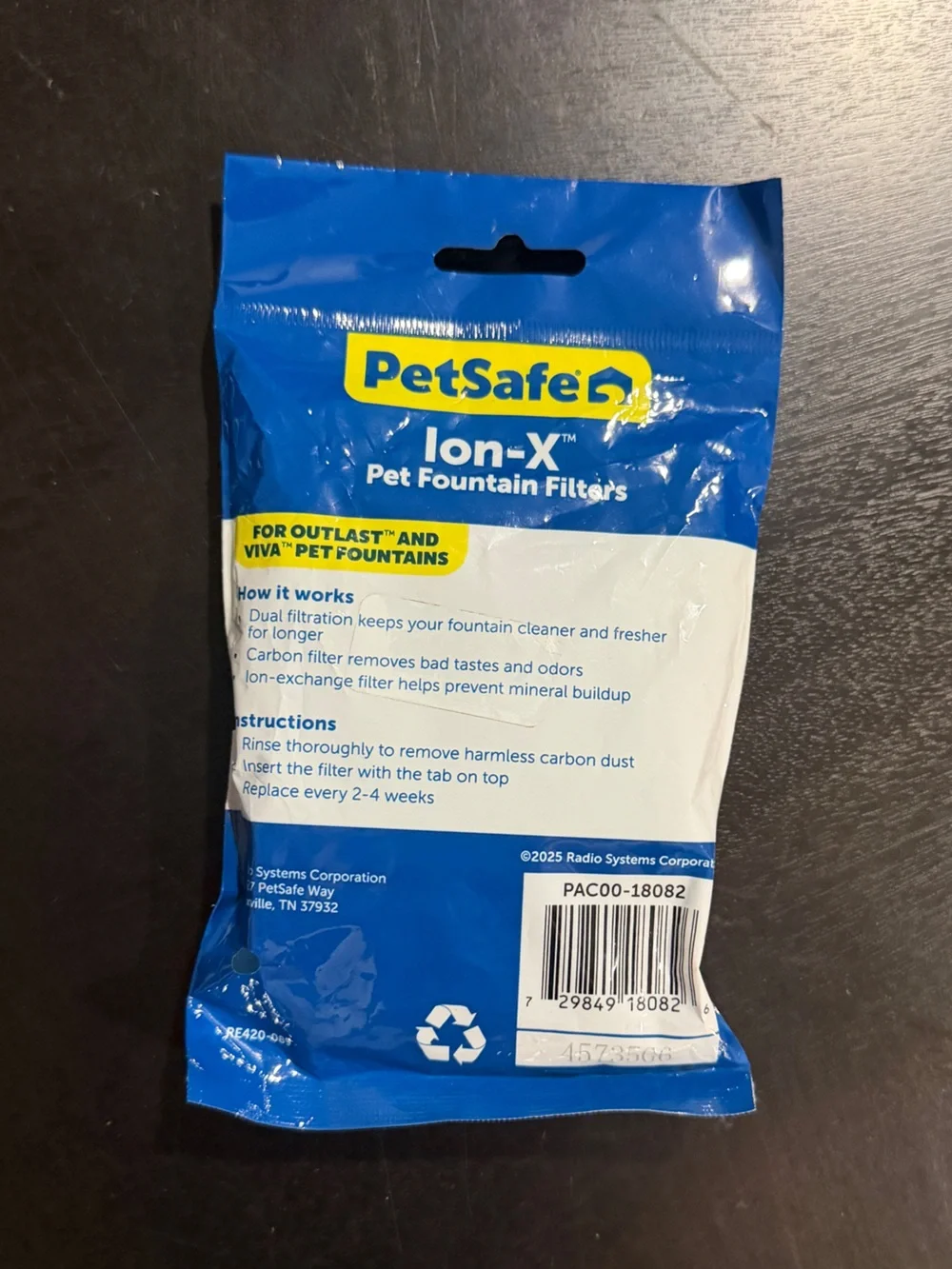 PetSafe ion-X Pet Fountain Replacement Filters - 4 pack